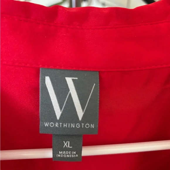 Worthington Scarlet Blouse - Picture 2 of 3